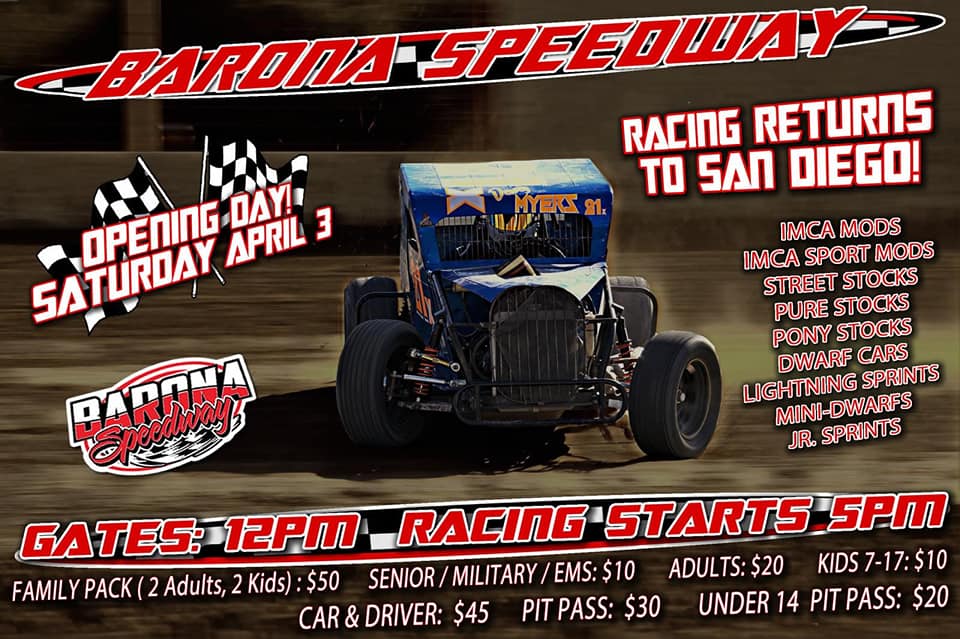 Opening Night at Barona Speedway Corning Motorsports